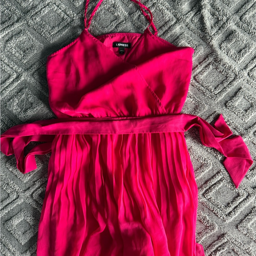 Express Vibrant Pink Dress